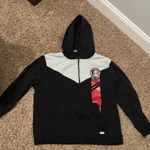 Star Wars Black and White Hoodie with Red Accent